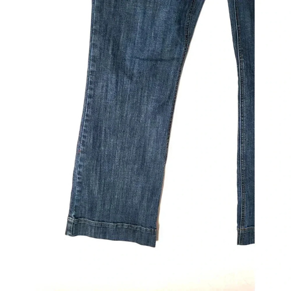 Cabi Strait leg Blue Jeans Size 6 1C - Picture 2 of 5
